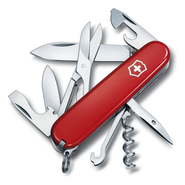 Navaja Climber Roja Victorinox 1.3703 Con 14 Funciones Color Rojo