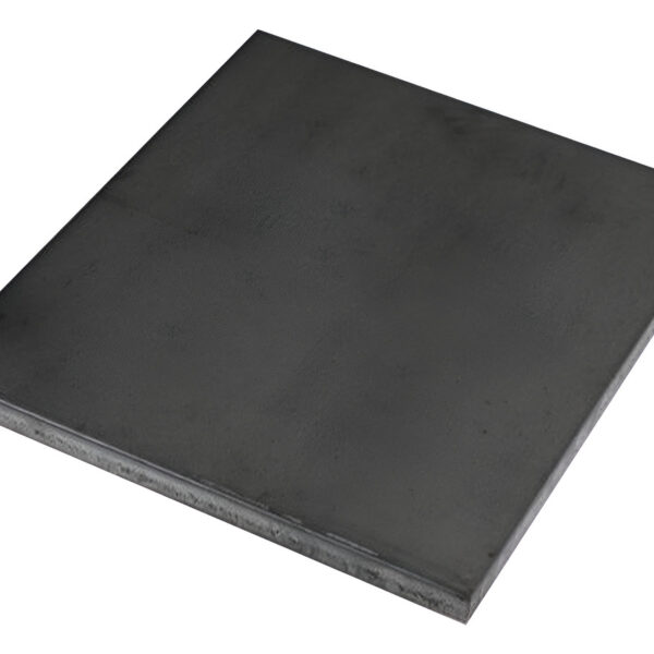 Placa De Acero Al Carbón Espesor 3/8'' Cuadro De 20cm X 20cm