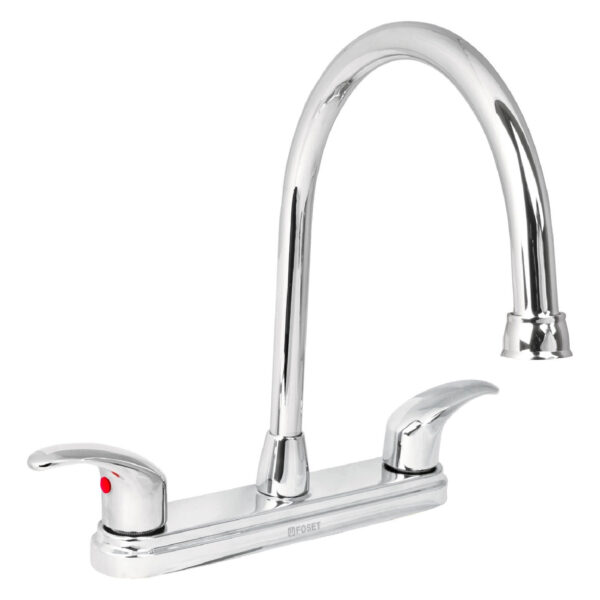 Mezcladora P/fregadero, Maneral Palanca, Acero Inox 49687 Color Cromo