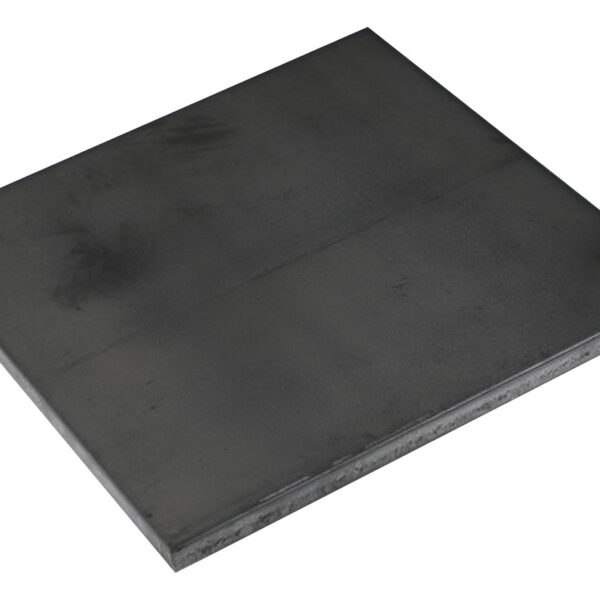 Placa De Acero Al Carbón Espesor 1/2'' Cuadro De 20cm X 20cm
