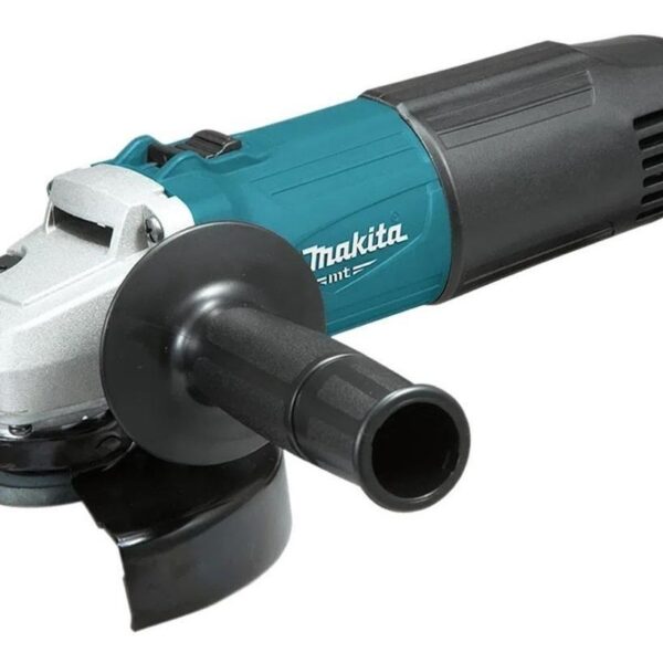 Miniesmeriladora Angular Makita Mt M0901 Color Turquesa 600 W Y Accesorio