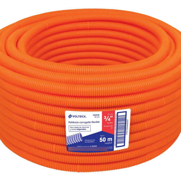 Manguera Volteck 45019 Naranja 3/4 X 50m