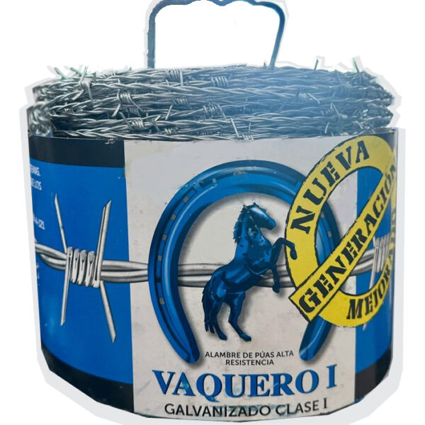 Alambre de púas pretensado Vaquero calibre 15.5 – rollo de 300 m