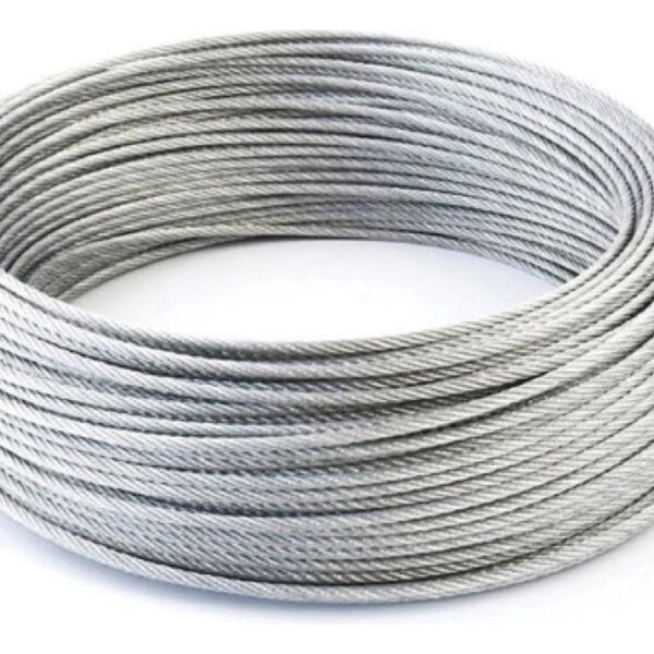 Cable De Acero Alma De Acero 6x19 Hilos Medida 3/8 50 Metros