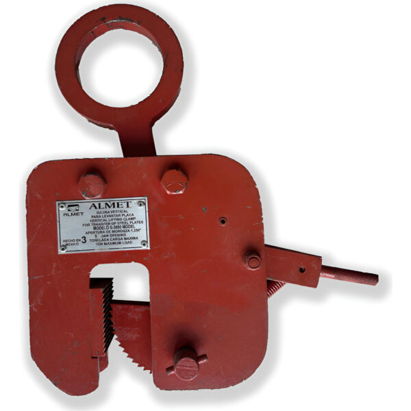 Garra Vertical Con Seguro Para 3 Ton De Placa 1.5 Pulgadas Almet