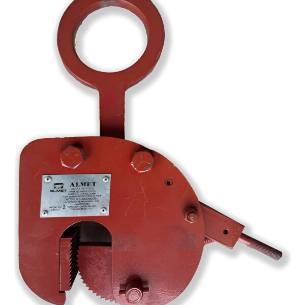 Garra Vertical Con Seguro Para 2 Tons Placa 1.25 PuLG Almet