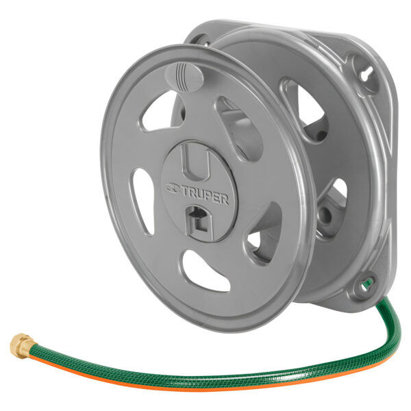 Porta Mangueras De Pared Truper 10390 25 Metros X 1/2