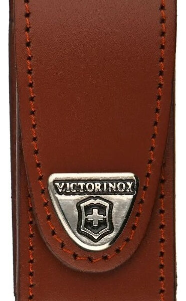 Funda De Piel Victorinox Para Navajas De 91mm Color 500754 Café