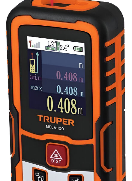 Medidor Laser De Distancia 100 Metros Truper 100374