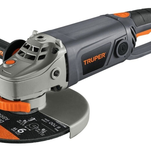 Esmeriladora Angular 9 2100 W, Industrial, Truper, 12482 Color Gris Frecuencia 60 Hz