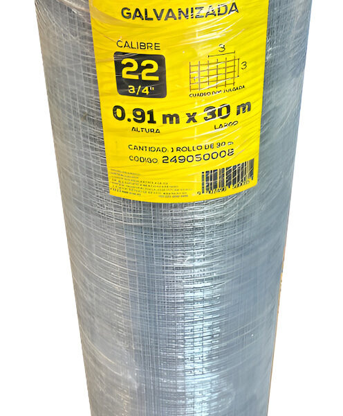 Criba Grano Plata Ferretera 3x3 Cuadros X PuLG .90x30 Metros