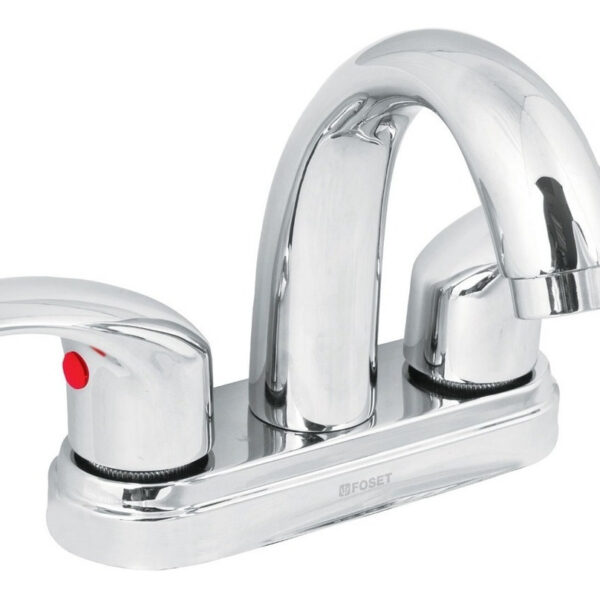Mezcl. Lavabo, Manerales Palanca, Cue Alto, Foset, 49693 Acabado Cromado Color Plateado