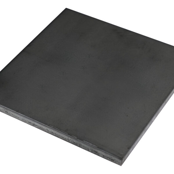 Placa De Acero Al Carbón Espesor 1/2'' Cuadro De 30cm X 30cm