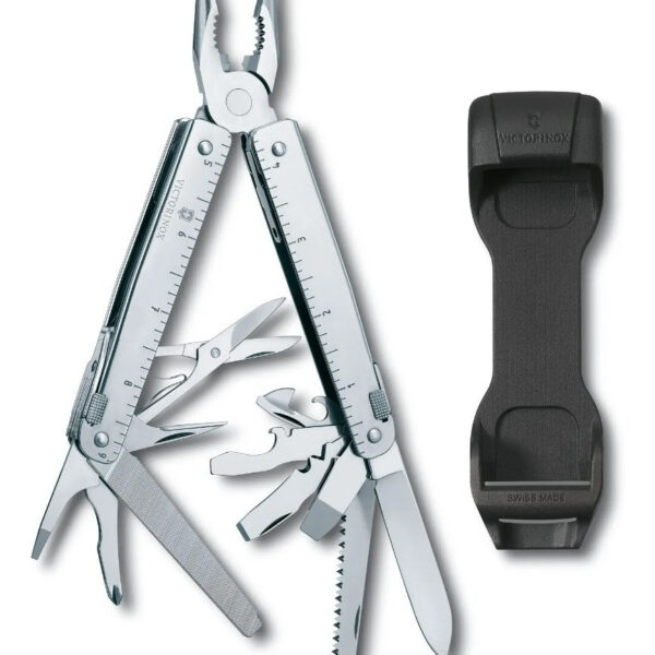 Victorinox Swisstool X Con Clip Rotativo, 26 Usos Color Plata