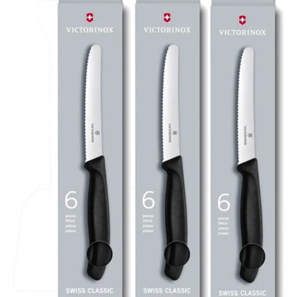 Kit De 3 Cuchillos Victorinox Para Tomate 11 Cm 6.7833