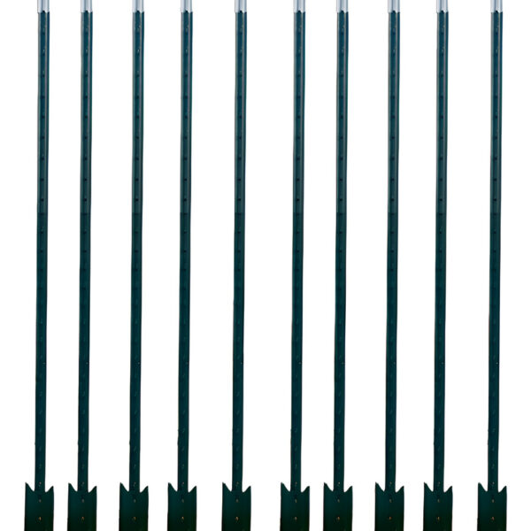 Poste Ganadero Tipo T 1.52 Metros 5ft. Paquete Con 10 Pz