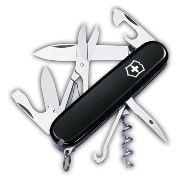 Cuchillo Victorinox Climber Black En Blíster 1.3703.3b1