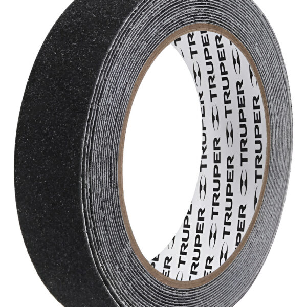 Cinta Antiderrapante Adhesiva 25 Mm En Rollo Truper 12542
