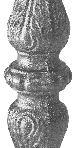 Punta Hierro Fundido Cuello Frances Para Redondo 1/2 10 Pz