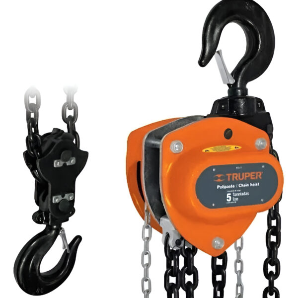 Polipasto Industrial De Cadena, 5 Toneladas, Truper 16828