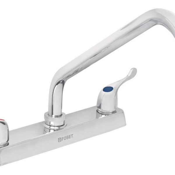 Mezcladora Fregadero, Manerales Palanca, Basic Foset 49287 Acabado Cromado Color Plateado