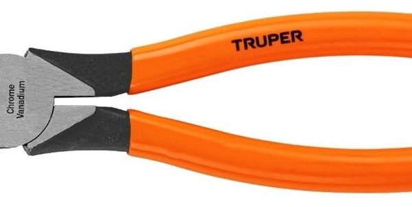 Pinza para Electricista Truper 8” Cabeza Cuadrada Mango PVC Profesional