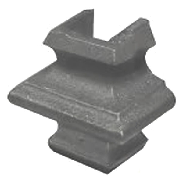 Punta Hierro Fundido Medio Cuello 1/2 Para Rejas 10 Pz