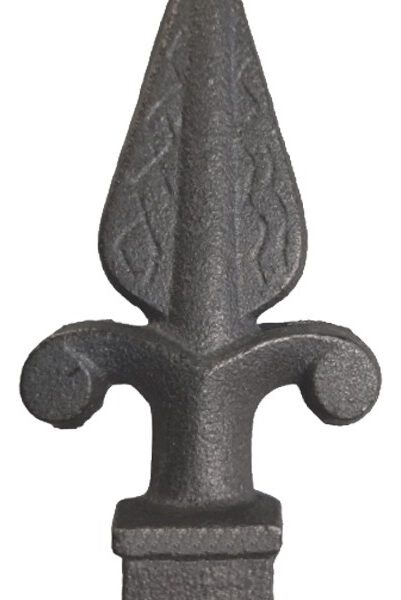 Punta De Hierro Fundido Estilo Romana 1/2 Para Rejas 5 Pz