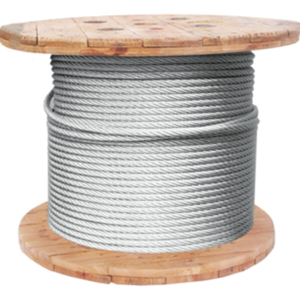 Cable De Acero Alma De Acero 6x19 Hilos De 1/4 50 Metros