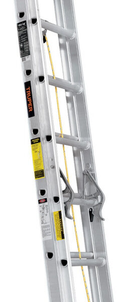 Escalera De Extensión Aluminio Truper 16026 Color Cromo