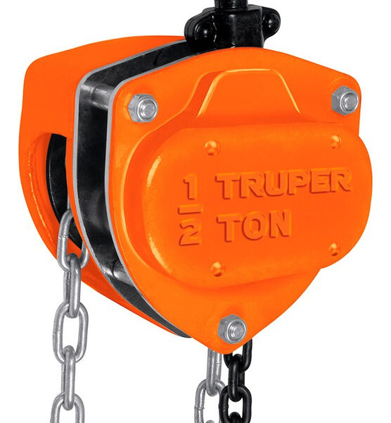 Polipasto 0.5 Ton Cadena 3.22 Mts Truper 16823