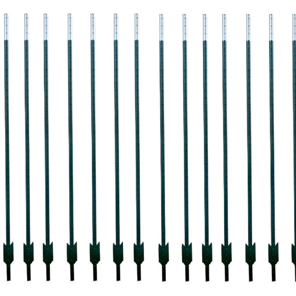 Poste Ganadero Tipo T 2.44 m (8 ft) – Paquete de 200 Piezas