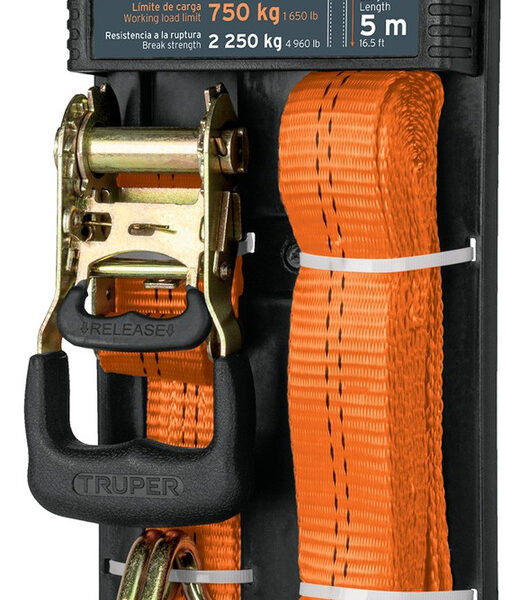 Banda Sujetador Con Matraca 2250 Kg 5m Truper 19283