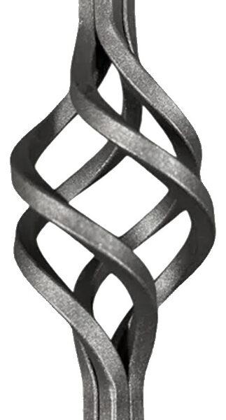 Punta Hierro Fundido Piña Redonda 1/4 Para Rejas 10 Pz