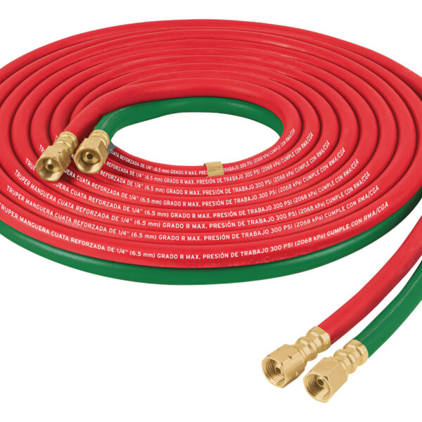 Manguera Cuata Reforzada 6 M Para Oxiacetileno Truper 103297