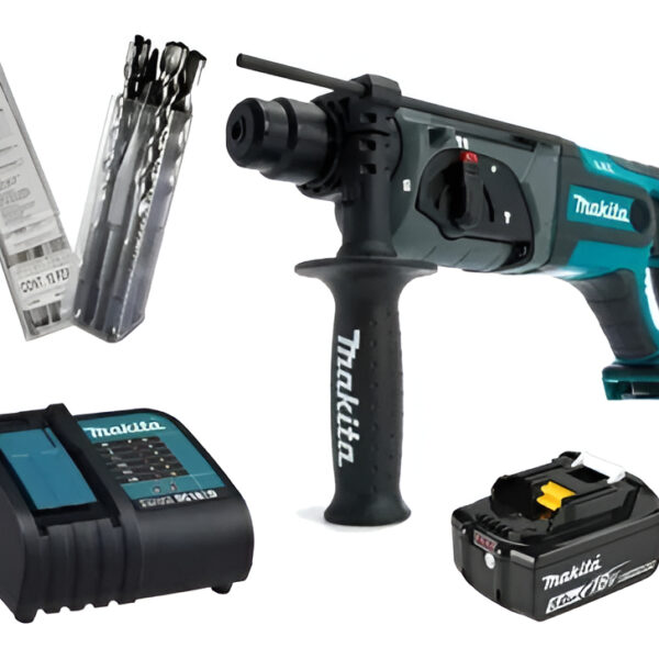 Kit Rotomartillo SDS Plus DHR241STX2 Color Turquesa