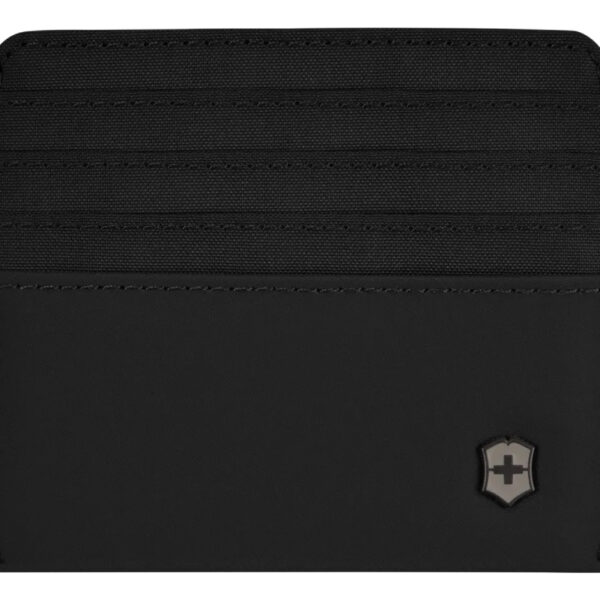 Victorinox Tarjetero Delgado Travel Essentials Rfid Color Negro Diseño De La Tela Liso