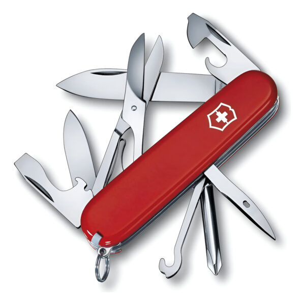 Navaja Multiherramienta Victorinox Navaja Super Tinker 1.4703 Roja Con 14 Funciones Color Rojo