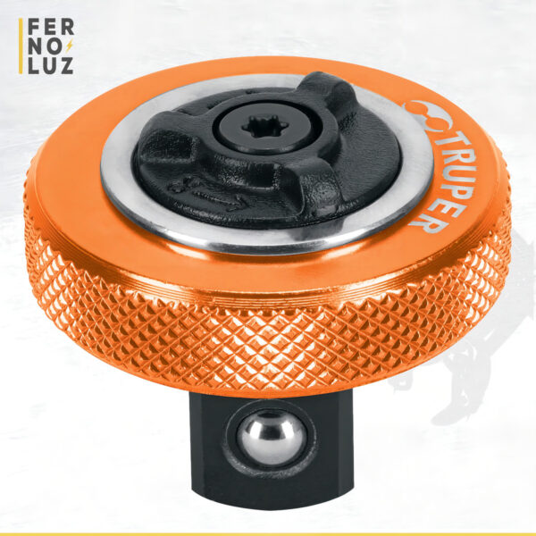 Llave Crique De Palma Mini De Mano Encastre 1/2 Truper 13653 Color Naranja