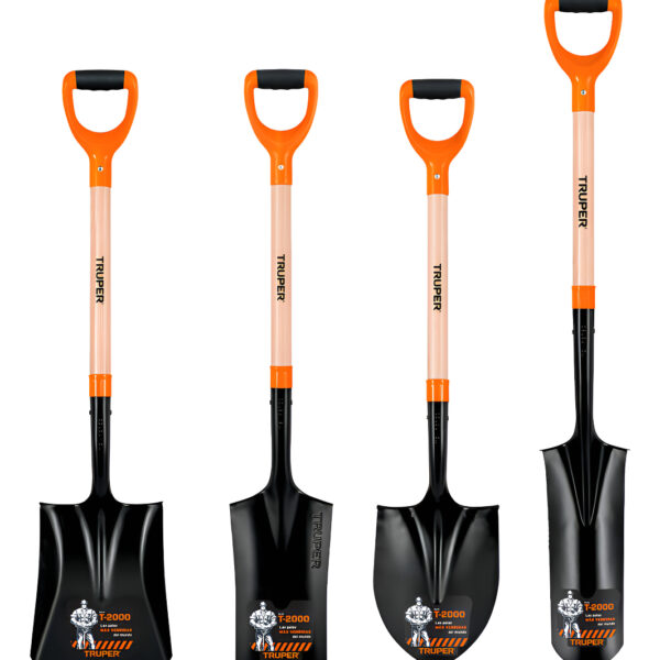 Combo De Palas Cuadrada - Escarramán - Redonda Y Espadón Color Naranja